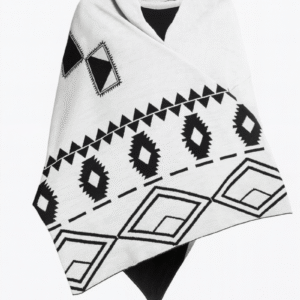 TFTE0241-CAPA REVERSIBLE CHASQA NEGRO CON BEIGE-1