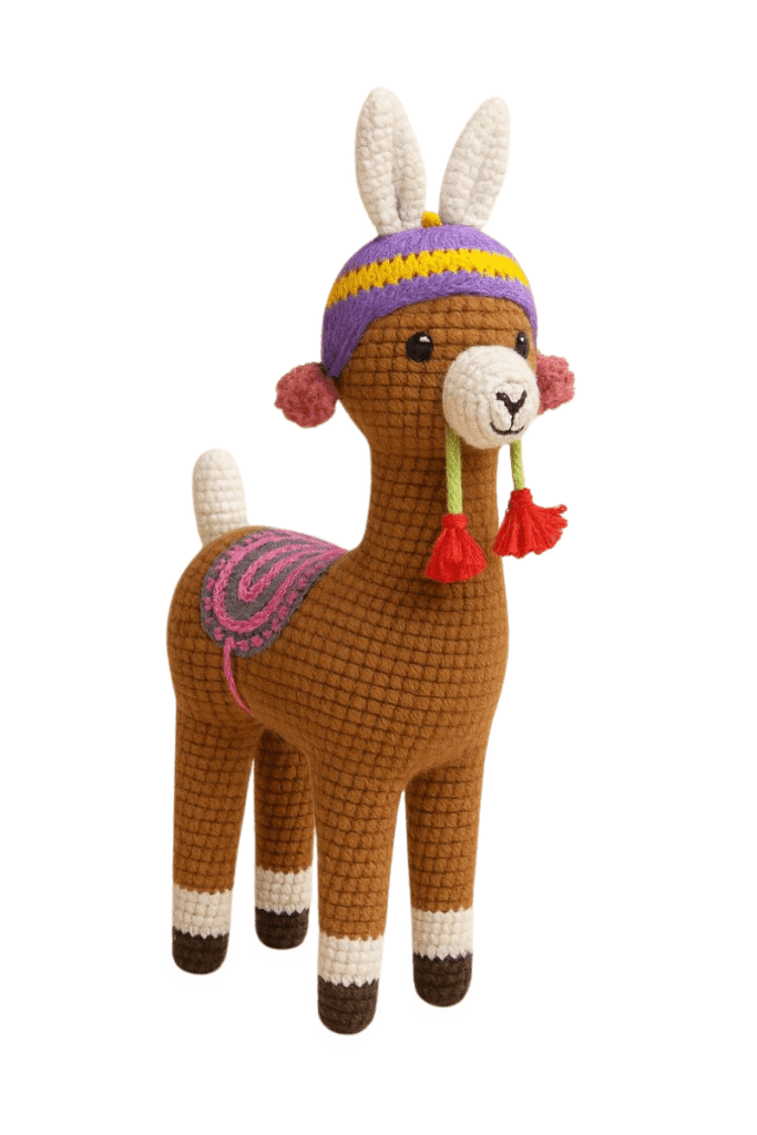 TFTE0142-ALPACA TEJIDA EXTRA GRANDE 25CM-1