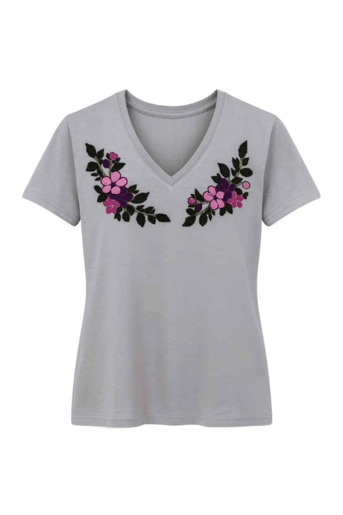 TFTE0343-POLO GRIS CUELLO V 2 BORDADOS-1