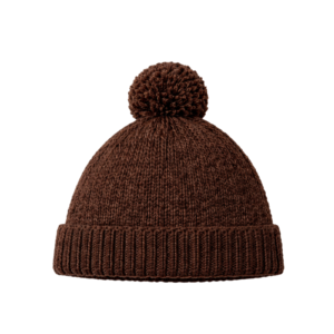 TFTE0385-GORRO TEJIDO MARRÓN-1